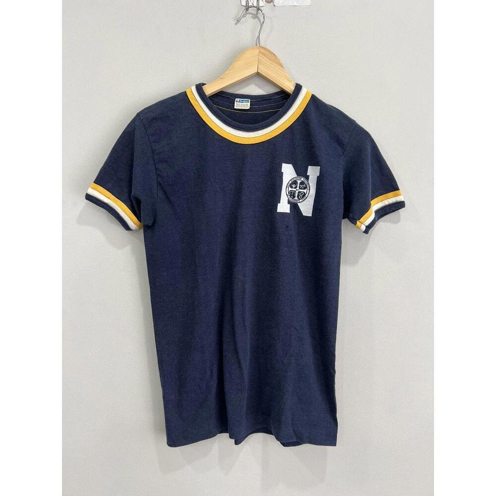 Vintage Champion Ohio Northern University Ringer Tee Shirt